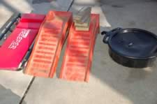 ramps, 2 large blocks, two small blocks, creeper, oil pan (57kb)
